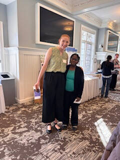 Bri and her mentor.
